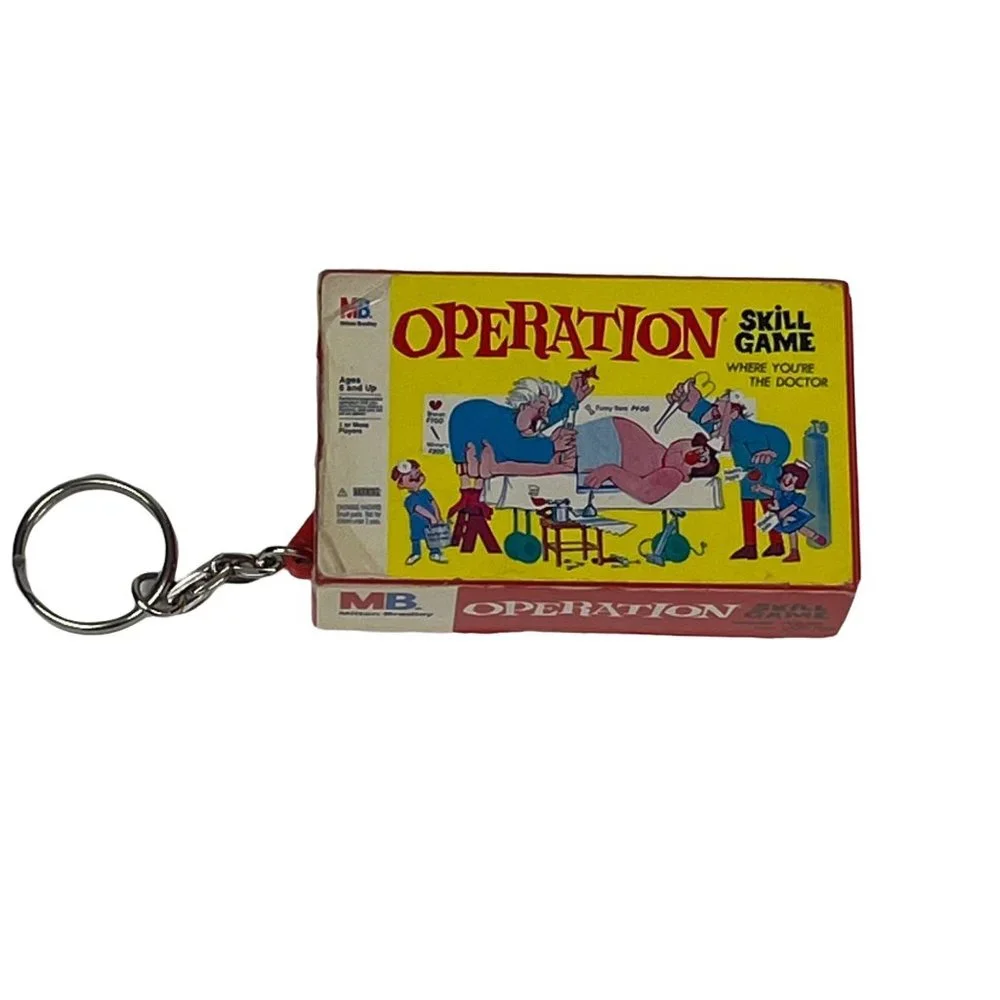 Vintage Hasbro 1998 Electronic Operation Skill Game Keychain